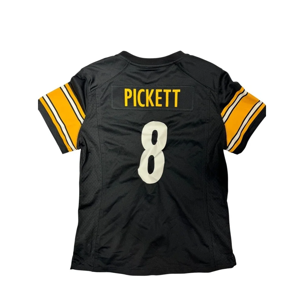 Nike Kenny Pickett Pittsburgh Steelers #8 NFL On Field Jersey Black Women's L